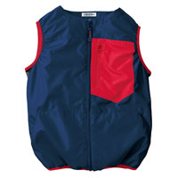 バイカラーファンベスト V2209 村上被服 HOOH 快適ウェア 冷感 レジャー アウトドア ファン 空調ベスト