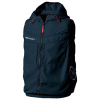 サイドファンフードジャケット V8819 村上被服 HOOH 制電 JIST8118 快適ウェア 空調 作業服 作業着