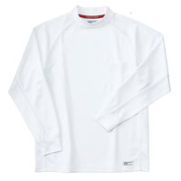 【一部即納】長袖ローネックシャツ 226 ホシ服装 吸汗速乾加工 抗菌防臭加工 消臭テープ ユニセックス  作業着 作業服