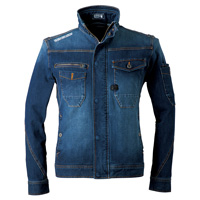 2WAYストレッチ3Dワークジャケット #7630 アイズフロンティア IZFRONTIER デニム 作業着 作業服