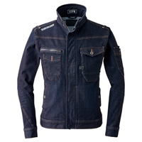 2WAYストレッチ3Dワークジャケット #7630 アイズフロンティア IZFRONTIER デニム 作業着 作業服