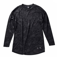 【一部即納】コトブキニット　3381　BOKURA WORKS　長袖クルーネック　接触冷感 プリント コンプレッション 作業着　ゴルフ　アウトドア　熱中症対策