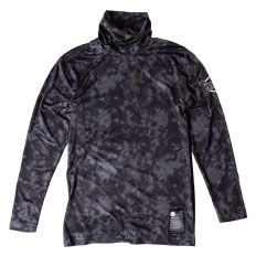 【即納】コトブキニット　3523　BOKURA WORKS グラフィカル裏ピーチ蓄熱長袖ロングネック　秋冬作業服　作業着　ゴルフ　アウトドア