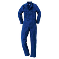 【一部即納】49058 ツナギ服 つなぎ 綿100％ クロダルマ 作業着 作業服