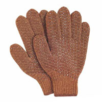 【即納】210 ビニライン 茶色 おたふく手袋 すべり止め パターン 手袋 作業着 作業服