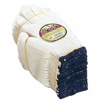 【即納】#9 おたふく手袋　三本厚手 綿混 手袋打 軍手 特紡 作業着 作業服