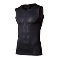 JW-520 BT デュアル 3D ファーストレイヤー ノースリーブ クルーネックシャツ おたふく手袋  吸汗速乾 消臭 ストレッチ インナー コンプレッション タンクトップ 作業着 作業服