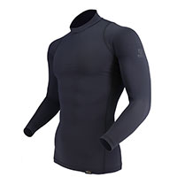 JW-727　BTパワーストレッチEVO　ロングスリーブバックハイネックシャツ　おたふく手袋　作業着　作業服　インナー 冷感 消臭 吸汗速乾　オールイン　ハイパフォーマンスモデル