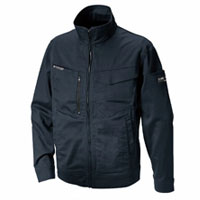 【即納※ディープネイビー、マットシルバー、ダークオリーブ、M～5L】バウンディストレッチスピアジャケット 02300 SHINMEN ストレッチ スリム 形態安定 マルチポケット 吸汗速乾 作業着 作業服