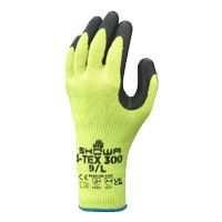 【即納】ショーワグローブ 耐切創手袋  S-TEX 300 天然ゴム手袋