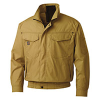 ファンネット付き長袖ブルゾン kf91400v サンエス 空調風神服  空調作業服 帯電防止 着る扇風機 作業服 作業着