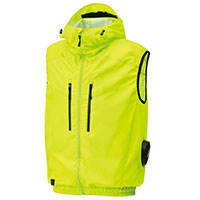 フード付ベスト kf92112 サンエス 空調風神服  空調作業服 撥水 着る扇風機 作業服 作業着