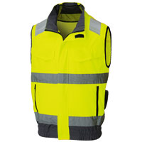 KF92522 Hi-Vis ベスト SUN-S サンエス 空調 高視認 空調風神服 作業着 作業服