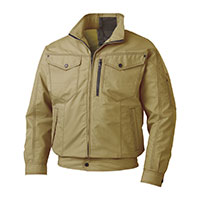 ファンネット付き長袖ブルゾン kf95100v サンエス 空調風神服  空調作業服 帯電防止 着る扇風機 作業服 作業着