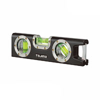 【即納】ML-160BK モバイルレベル160 黒 TAJIMA タジマ 水平器 150mm プラス マイナス ツール 工具 作業着 作業服