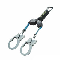 【即納】HL-HW-130 リーロックミニ ダブル 墜落制止用器具 巻取式ランヤード REELOCK mini タイタン TITAN ランヤード リール ツール 工具 作業着 作業服