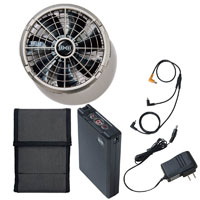 1078-810 空調服スターターキット寅壱オリジナル(18V)SK23011TR1 寅壱 電動ファン専用 作業着 作業服 空調作業服 熱中症対策 ゴルフ TORAICHI