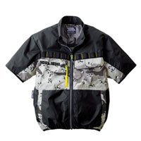 1082-116 空調服(R)半袖ジャケット 寅壱 TORA 春 夏 ファン対応 ハーネス対応 遮熱 防透 軽量 UVカット 再帰性反射 作業着 作業服