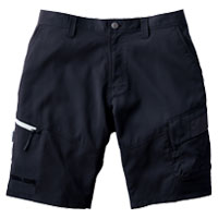 1214-241 カーゴハーフパンツ ストレッチ 吸汗速乾 軽量 点接触 再帰性反射 両脇ゴム 短パン 半ズボン ズボン ボトムス 寅壱 TORA 作業着 作業服