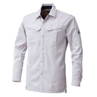 3301-125長袖シャツ 寅壱 TORA ストレッチ 軽量 速乾性 作業着 作業服