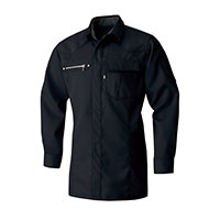 長袖シャツ 3920-125 寅壱 TORA ヘリンボン 制電 オールシーズン対応 作業着 作業服