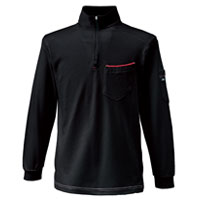 ジップアップハイネックシャツ 5960-623 寅壱 TORA 吸汗速乾 ドライ 裏綿 赤耳シリーズ 作業着 作業服