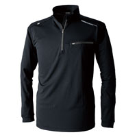 長袖ジップアップシャツ 5975-623 寅壱 TORA 再帰性反射 消臭テープ 吸汗速乾 ショルダーパッド対応 作業着 作業服