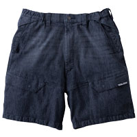 8923-241 デニムカーゴハーフパンツ 春夏 デニム ストレッチ 短パン 半ズボン ズボン ボトムス 綿混 寅壱 TORA 作業着 作業服