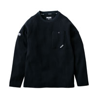 9285-617 長袖クールネックTシャツ 寅壱 TORA ドライ 速乾 UVカット 消臭 作業着 作業服