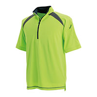 3015 ショートスリーブハーフジップ TS DESIGN 半袖 ジップ ZIP 反射 消臭 吸汗 速乾 メッシュ 作業服 作業着