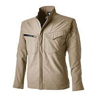 【一部即納】4616 エコハイブリッドダブルクロスジャケット TS DESIGN 裏綿 ストレッチ SR加工 防汚 軽量 UVカット マット感 細身 形態安定 2層構造糸 ユニセックス 作業服 作業着