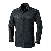 5115 長袖シャツ TS DESIGN 長袖 シャツ ストレッチ デニム 作業着 作業服