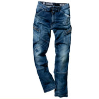 【一部即納】5144G1 メンズカーゴパンツ スキニータイプ 匠 ゴールド リペア TSDESIGN TS ストレッチ 日本製素材 製品洗い加工