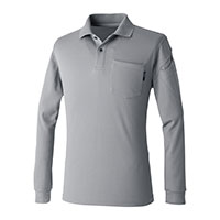 2275 TecRecyc ロングスリーブポロシャツ TSDESIGN ティーエス 長袖 裏綿 鹿の子 エコ素材 作業着 作業服