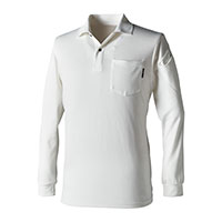 2275 TecRecyc ロングスリーブポロシャツ TSDESIGN ティーエス 長袖 裏綿 鹿の子 エコ素材 作業着 作業服