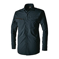 4615 エコハイブリッドダブルクロスライトシャツ TS DESIGN 軽量 ストレッチ 帯電防止 防汚機能 UVカット 吸汗速乾 透け防止 作業服 作業着