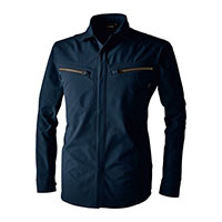 5605 TS エコダブルライトクロスロングスリーブシャツ  TS DESIGN 長袖 シャツ 軽量 ストレッチ 帯電防止 JIST8118 防汚 作業着 作業服