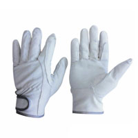 【即納】840 牛クレスト革 手首ベルト 当付 ユニワールド 牛皮手 クレスト 作業着 作業服