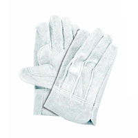 【一部即納】KS472 ダブルパーム 牛床革 背縫い ユニワールド 牛皮手 背縫 作業着 作業服