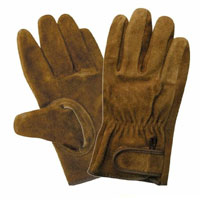 【即納】KS846 オイルブラウン 牛床革 手首ベルト ユニワールド 牛床皮 オイル マジック 作業着 作業服