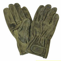 【即納】KS866 オイルオリーブ 牛床革 手首ベルト ユニワールド 牛床皮 オイル マジック 作業着 作業服