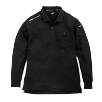 【一部即納】PW-4024A 長袖ポロシャツ PUMA プーマ スポーツ ストレッチ カノコ 鹿の子 UVカット 吸汗 速乾 作業着 作業服