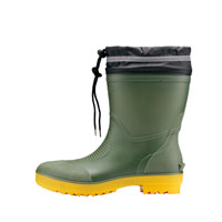 ショート丈セフティ長靴 85763 XEBEC ジーベック 鋼製先芯 作業服 作業着