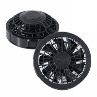 空調服 ワンタッチファン7.2V専用 クロ(2個) fan2200k XEBEC ジーベック 空調作業服 熱中症対策